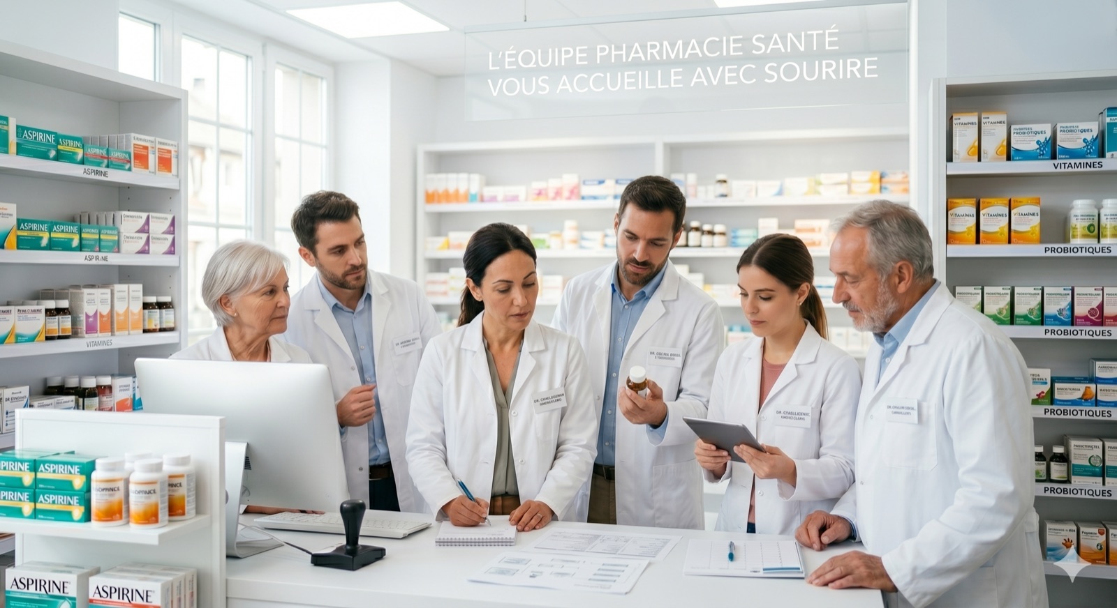 Pharmacienne GPSanté à l'écoute de ses patients